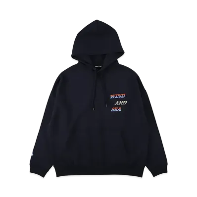 WIND AND SEA Gradation Logo Hoodie "Navy"