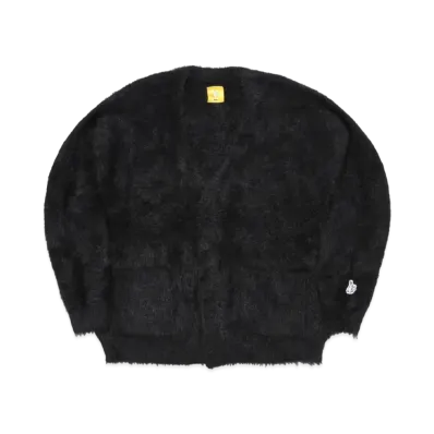 FR2 Feather yarn Cardigan "Black"