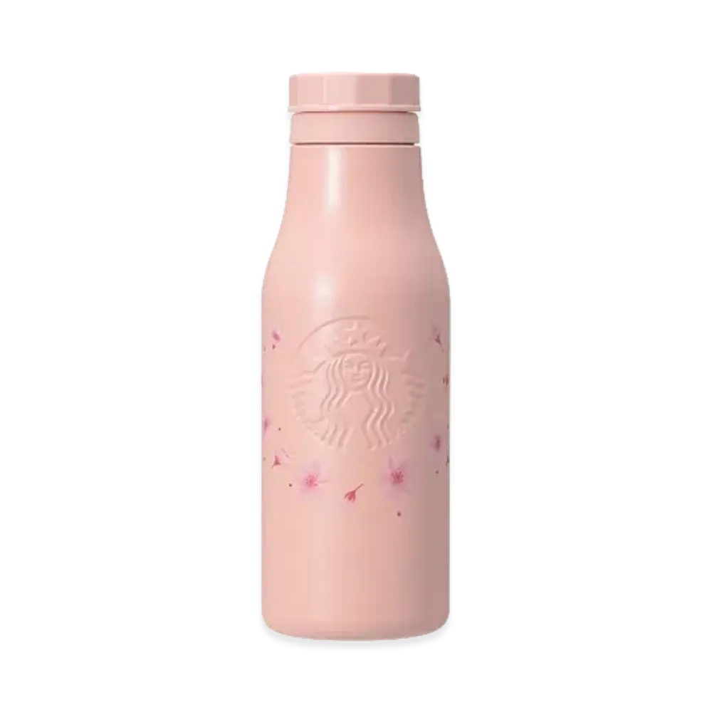 STARBUCKS SAKURA 2026 Stainless Logo Bottle Matte 473ml "Pink"