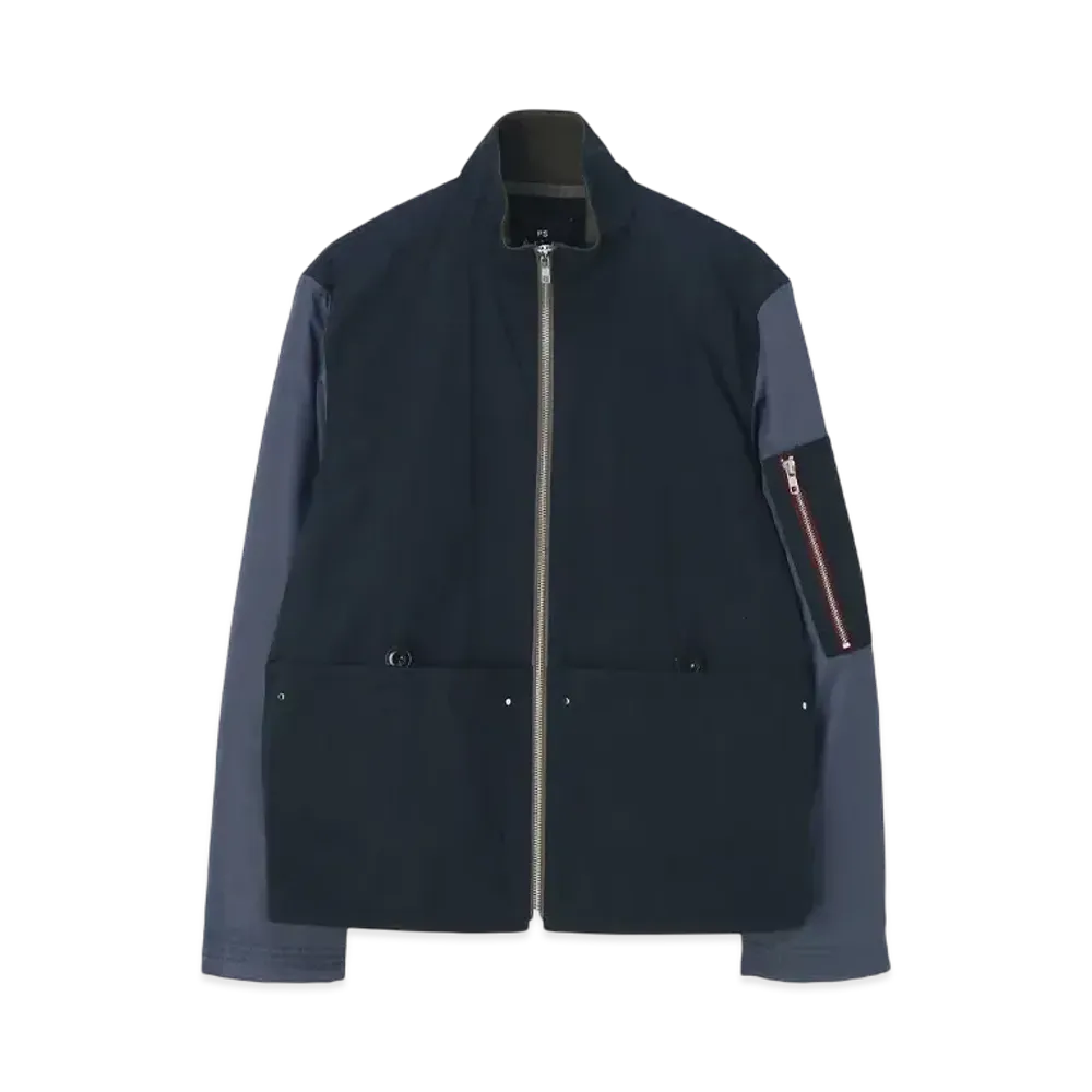 Paul Smith Mix-Up Stand Collar Blouson "Navy"