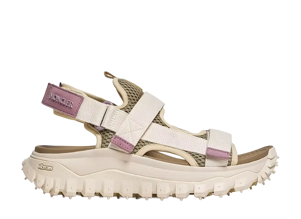 Moncler Women's Trailgrip Vela Sandals "White/Ivory"