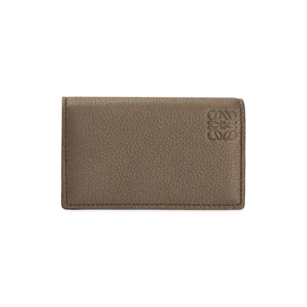 LOEWE Business Cardholder In Soft Grained Calfskin "Dark Moss"
