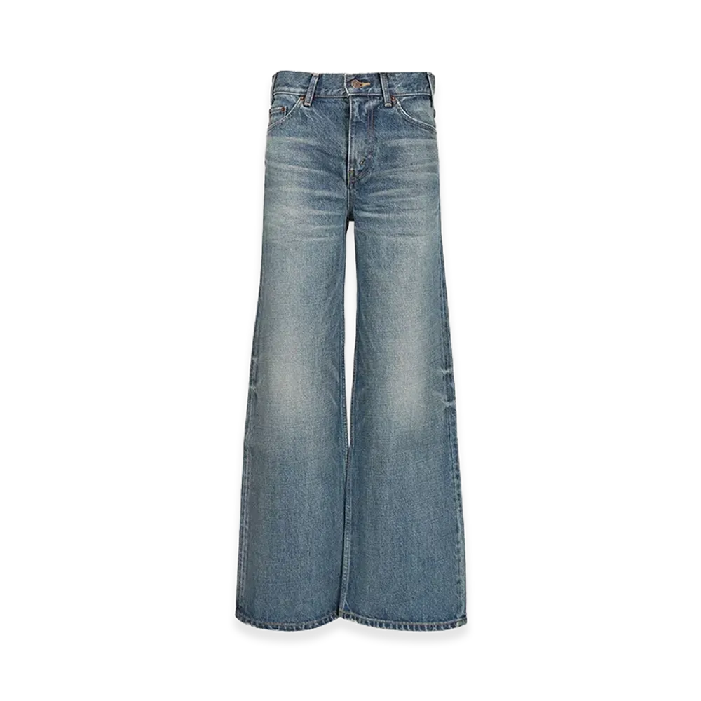 CELINE Women's Jeans Jolene Classic Cotton Rigid Denim "Light Blue"