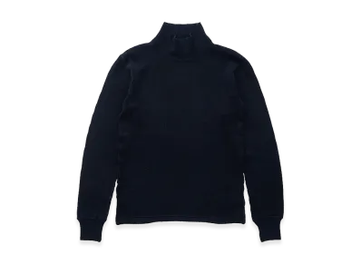 visvim Solar Waffle Skivvy L/S (Superfine) "Navy"