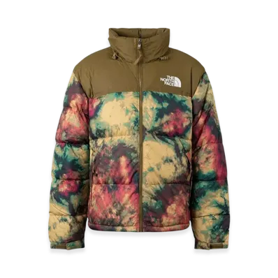 The North Face Printed 1996 Retro Nuptse Jacket "Dusty Olive"