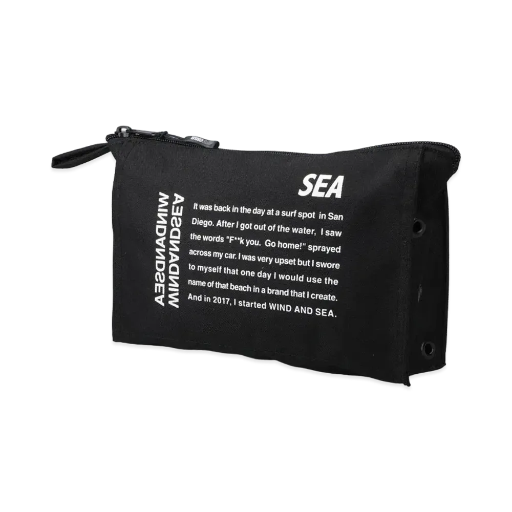 WIND AND SEA A32(REVERSAL) POUCH "Black"