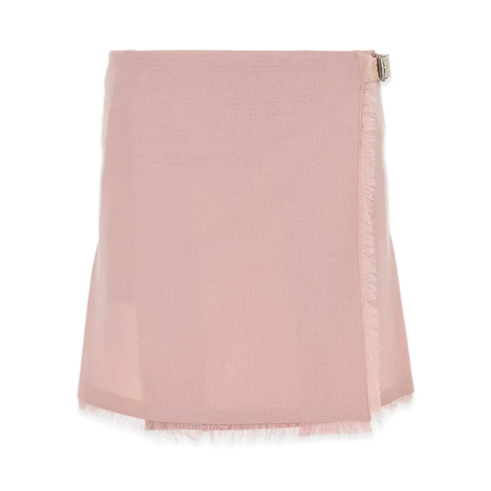 Burberry Women's Wool Mini Skirt "Pink"