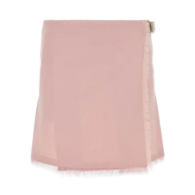 Burberry Women's Wool Mini Skirt "Pink"