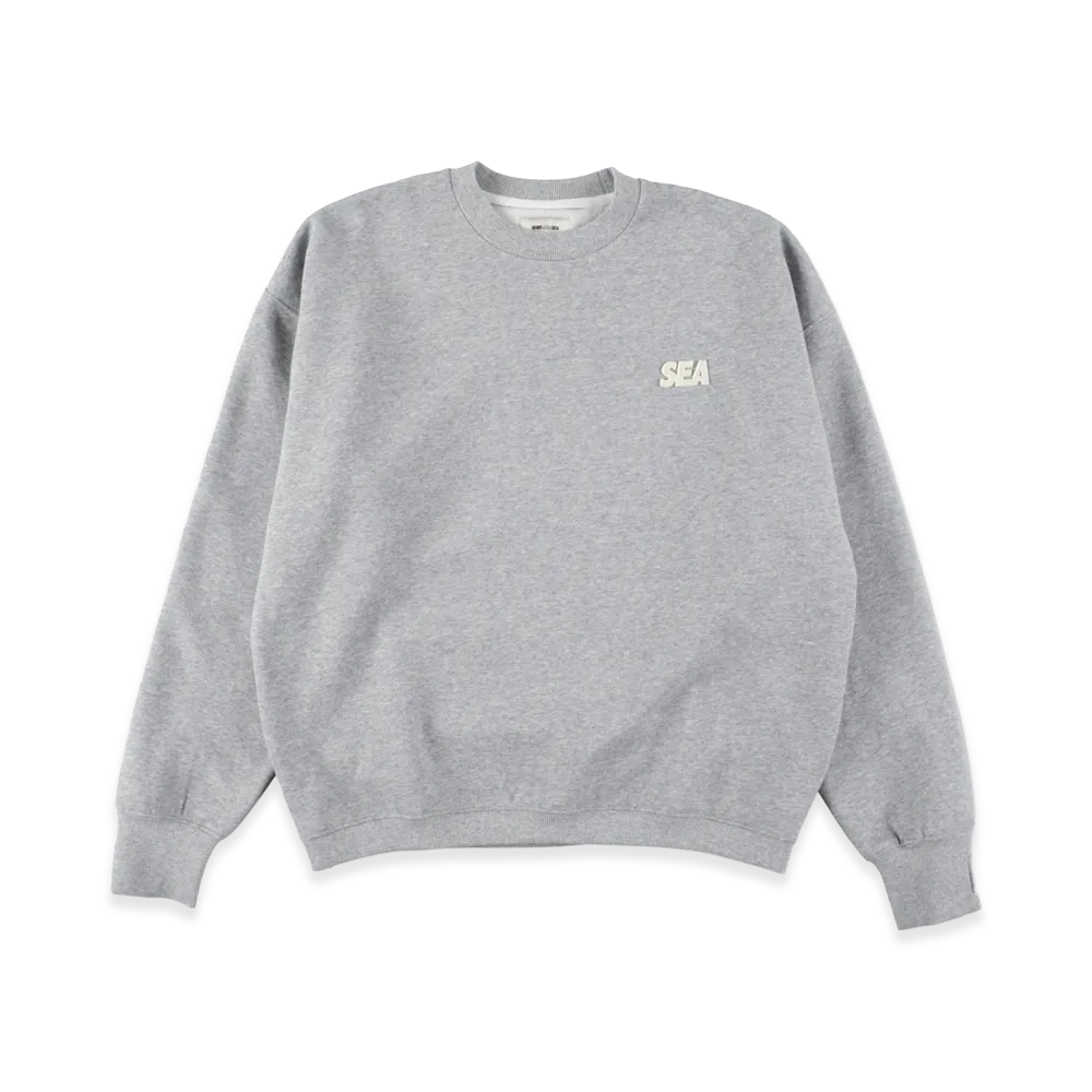 WIND AND SEA Cozy Cloud Crew Neck Sweatshirt "Gray"