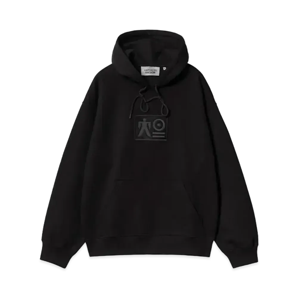 Carhartt WIP x TRESOR Basement Hooded Sweatshirt "Black/Grey"