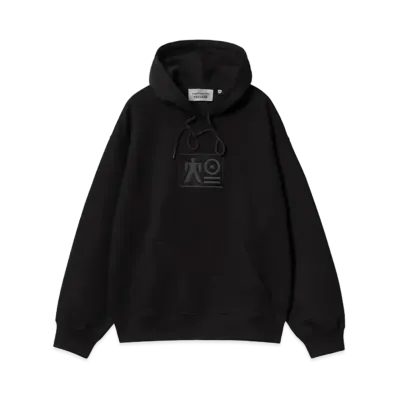 Carhartt WIP x TRESOR Basement Hooded Sweatshirt "Black/Grey"