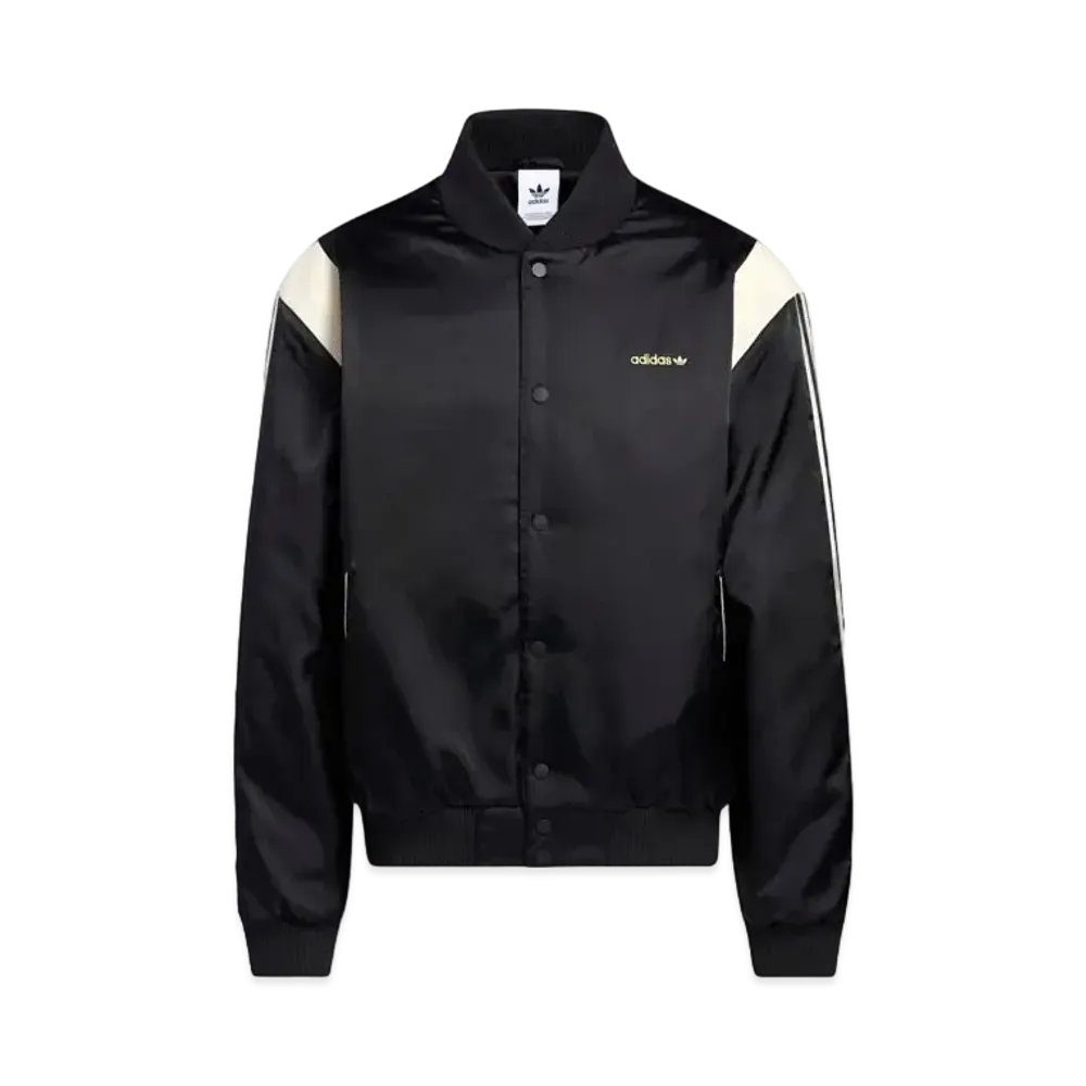 ADIDAS SPRT SATIN JACKET "Black/Wonder White"