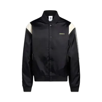 ADIDAS SPRT SATIN JACKET "Black/Wonder White"