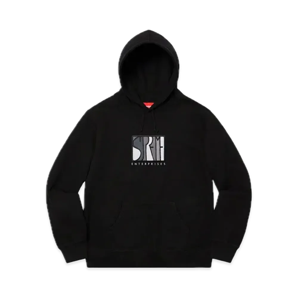Supreme Enterprises Hooded Sweatshirt "Black"