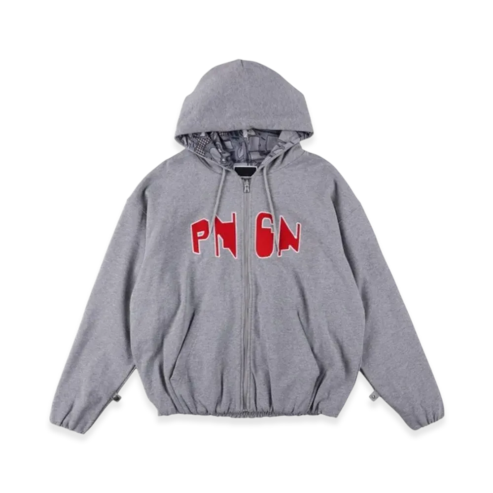 PHINGERIN Pngn Zip Hoodie "Heather Grey"