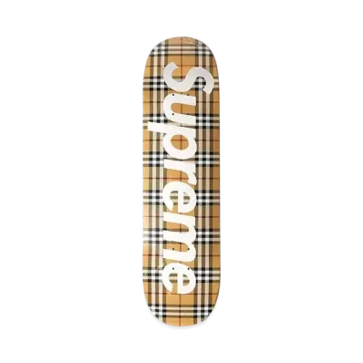 Supreme x Burberry Skateboard "Beige"