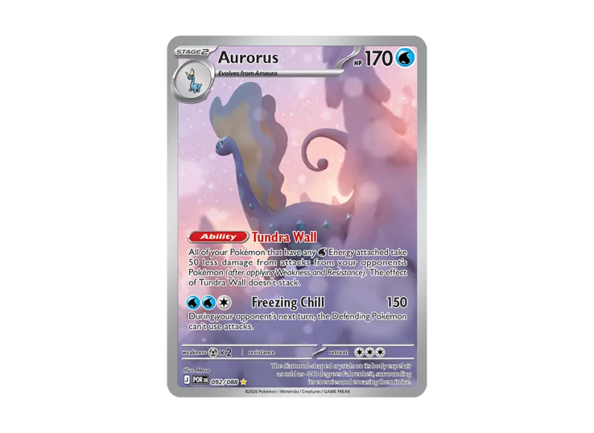 aurorus pokemon card 92/088 RarityPromo Hit Points180 HP Colorless Aurorus #28 Prices | Pokemon