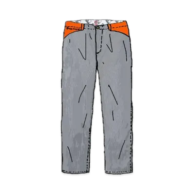 Supreme x Ben Davis Work Pant "Orange"