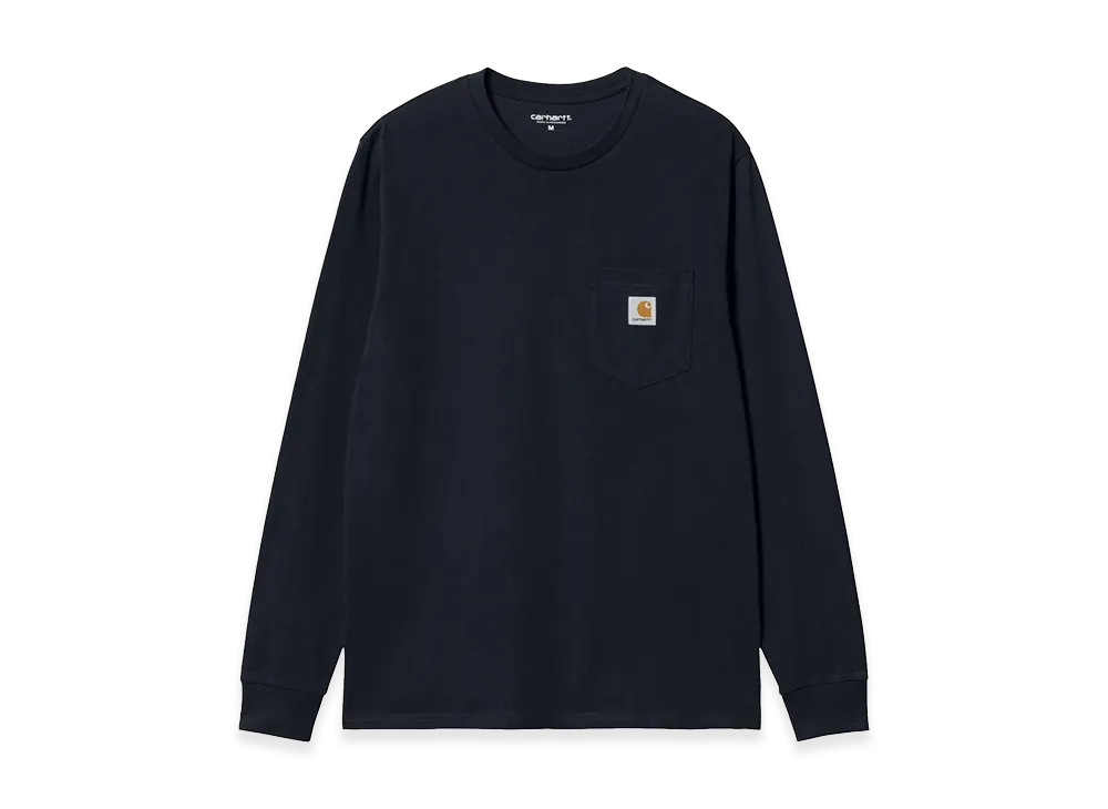 Carhartt WIP L/S Pocket T-Shirt "Dark Navy"