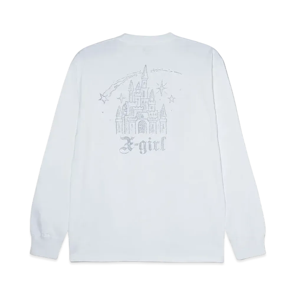 X-Girl Castle L/S Tee "White"