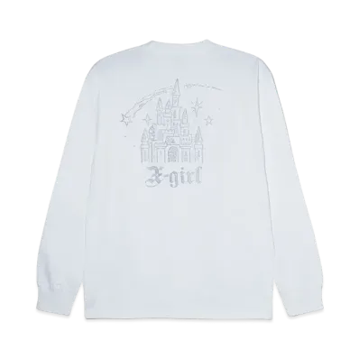 X-Girl Castle L/S Tee "White"