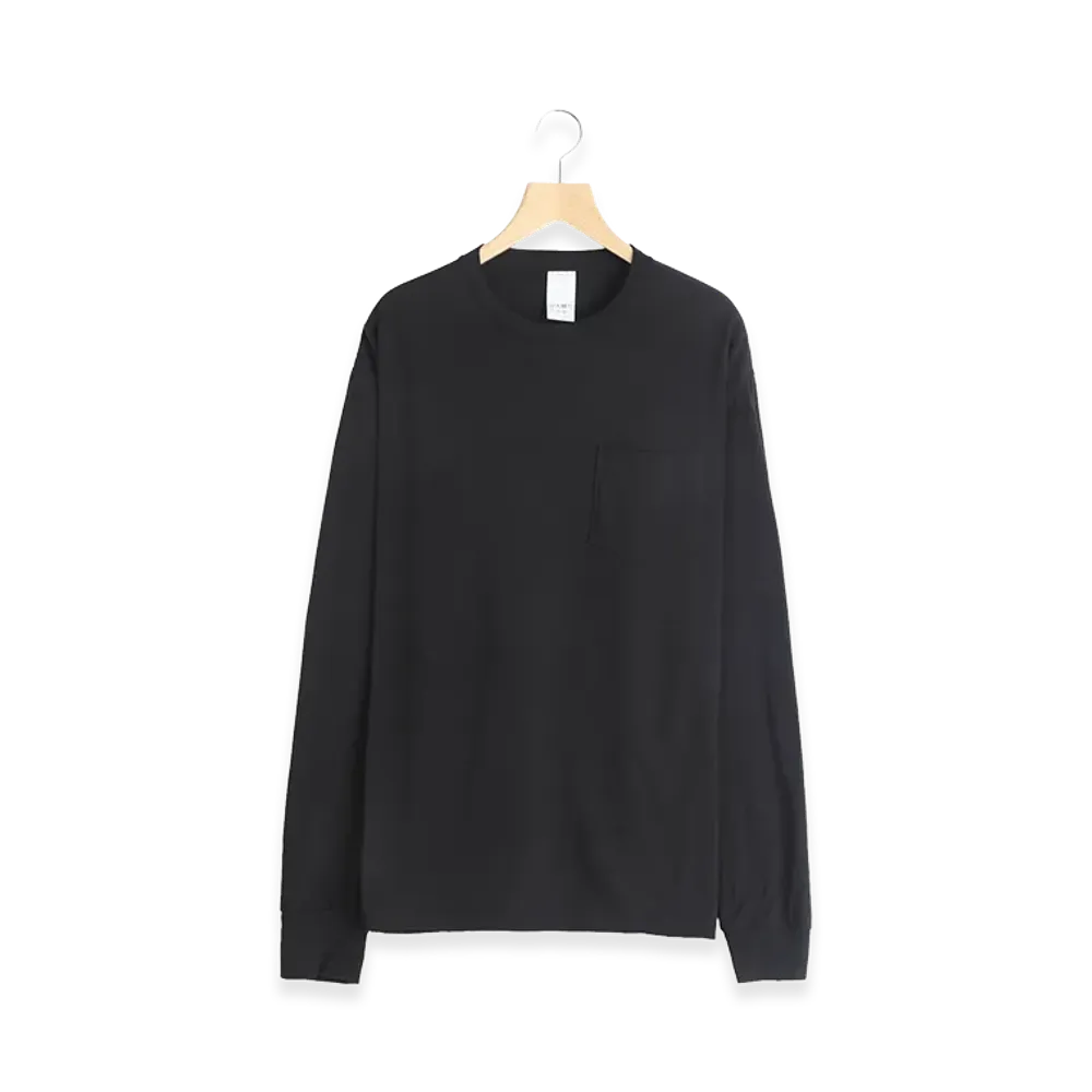 COMOLI Surplus L/S T-shirt "Black"