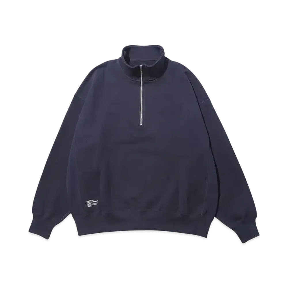FreshService Heavy Oz Half Zip Pullover "Navy"