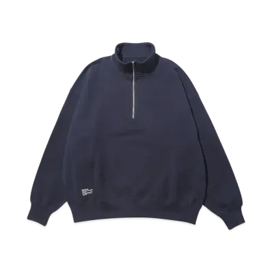FreshService Heavy Oz Half Zip Pullover "Navy"