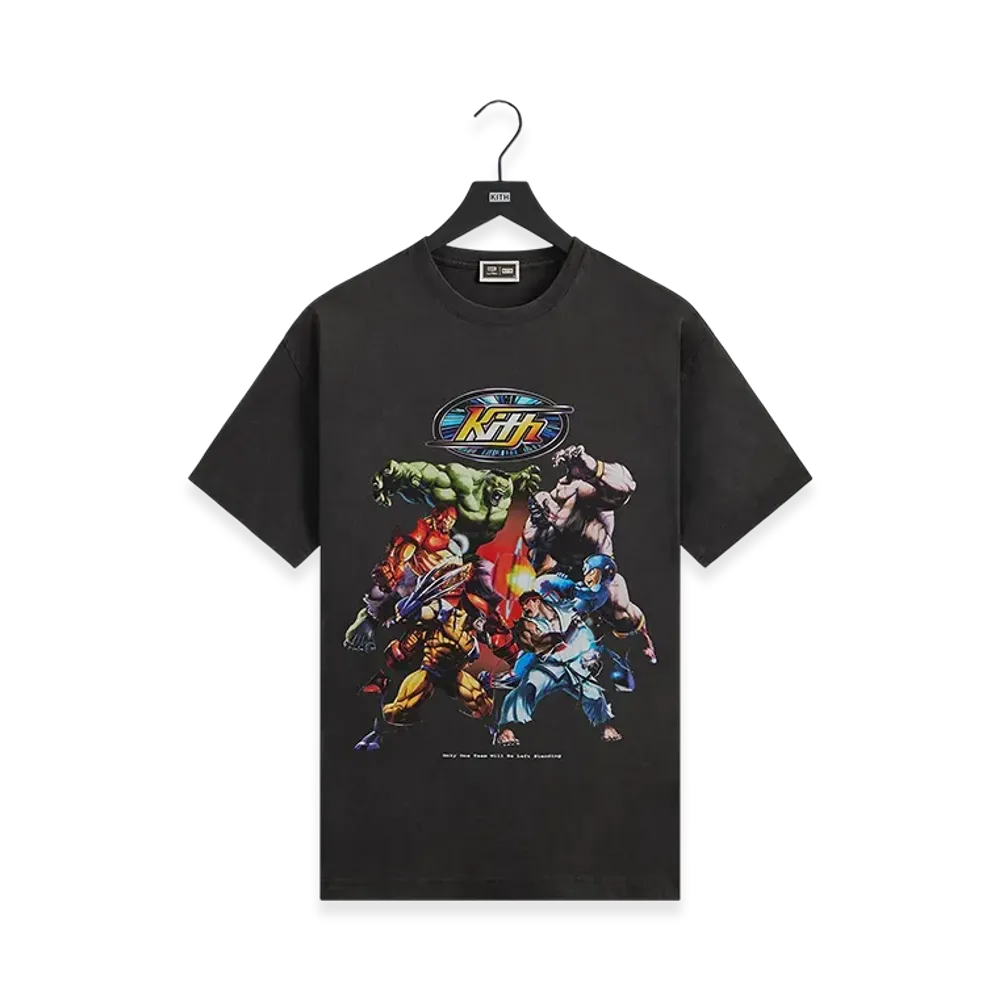 Kith x Marvel vs. Capcom Final Fight Vintage Tee "Black"