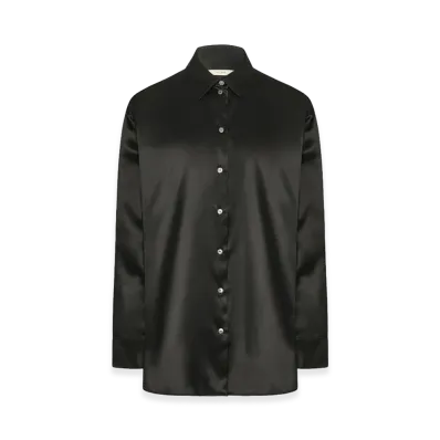 The Row Women's Sisilia Silk Shirt "Black"