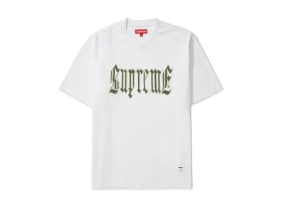 Supreme Old English S/S Top "White"