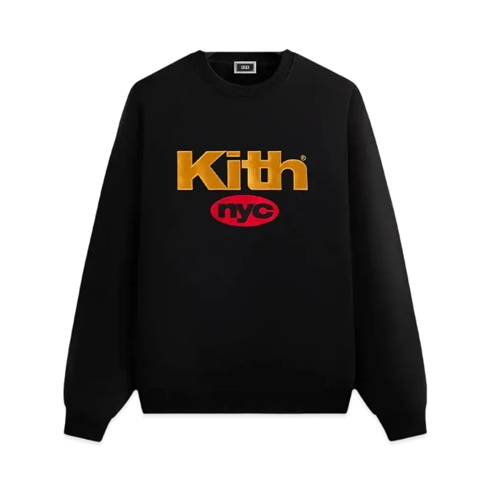 Kith NYC Nimbus Logo Nelson Crewneck "Black"