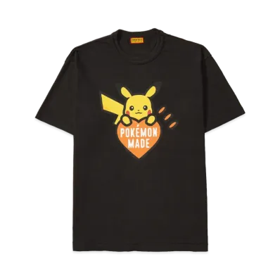 HUMAN MADE x Pokemon Made Graphic T-Shirt (Pikachu) Shibuya Parco "Black"