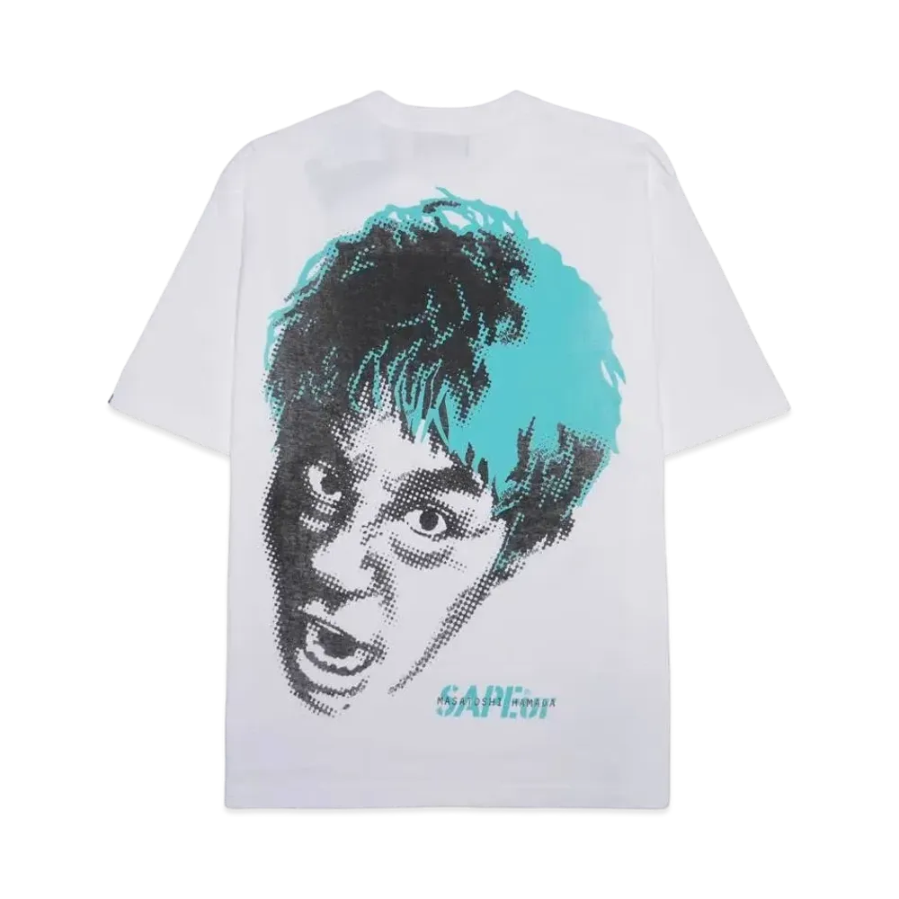 SAPEur x MASATOSHI HAMADA Mintblue S/S Tee "White"