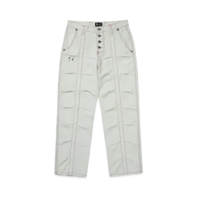 THUG CLUB Line Gob Pants "White"