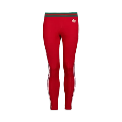 adidas Gucci Cotton Jersey Sweat Pants "Red"
