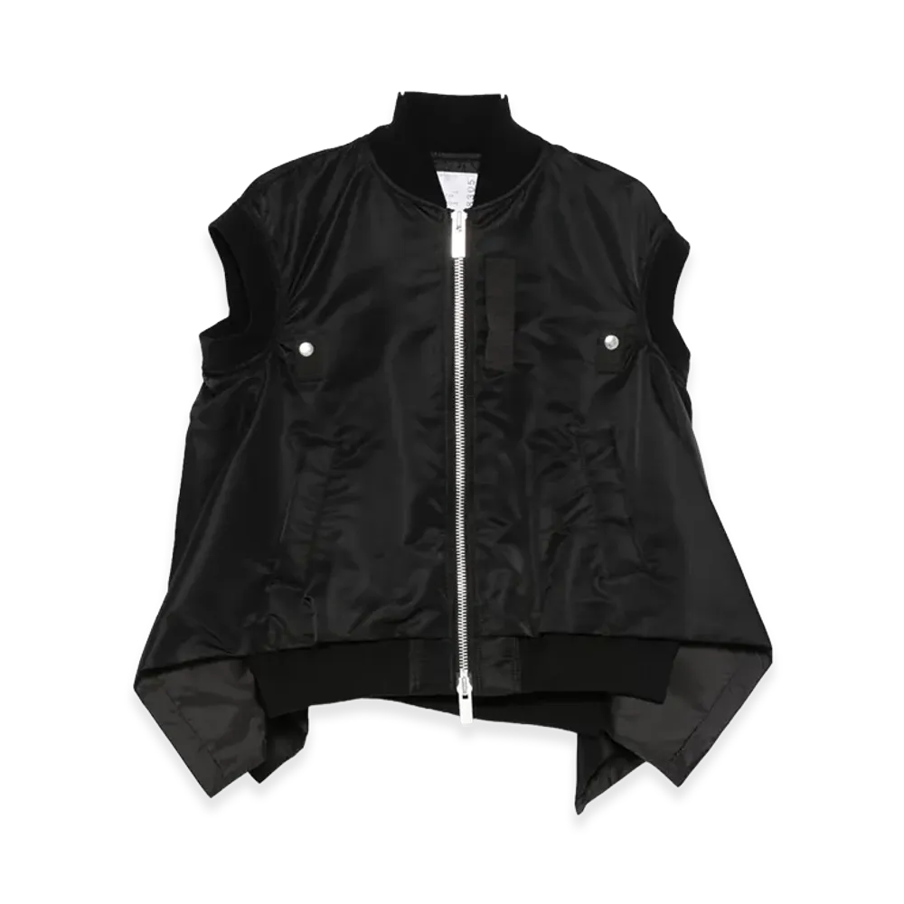sacai Women's Vest Jacket "Black"
