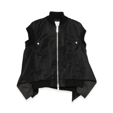 sacai Women's Vest Jacket "Black"
