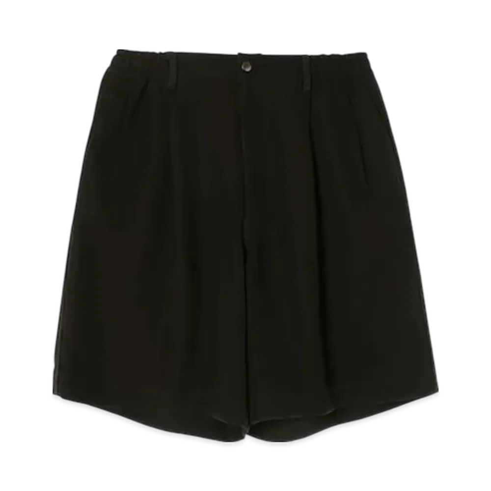 N.HOOLYWOOD Tuck Half Pants "Black"