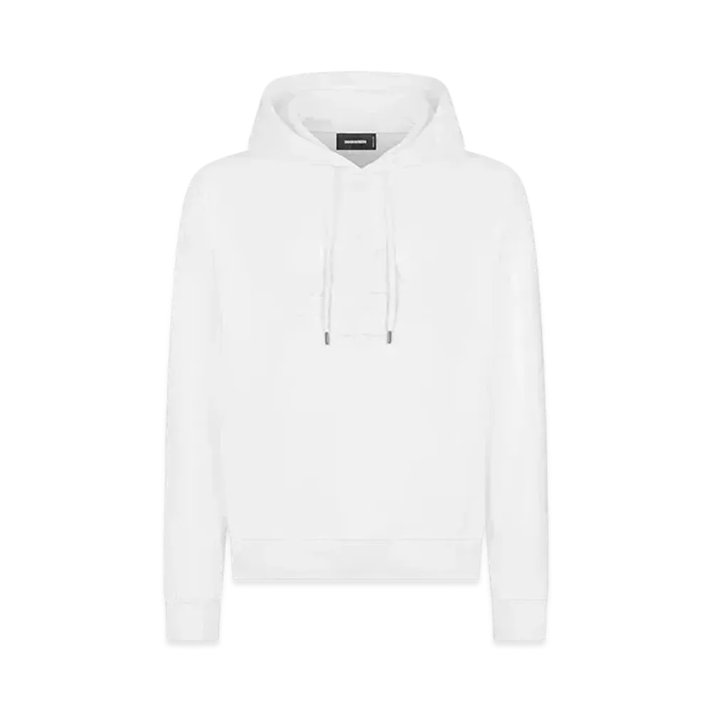 Dsquared2 Leaf Cool Hoodie "White"