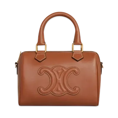 CELINE Small Boston in Smooth Calfskin "Tan"
