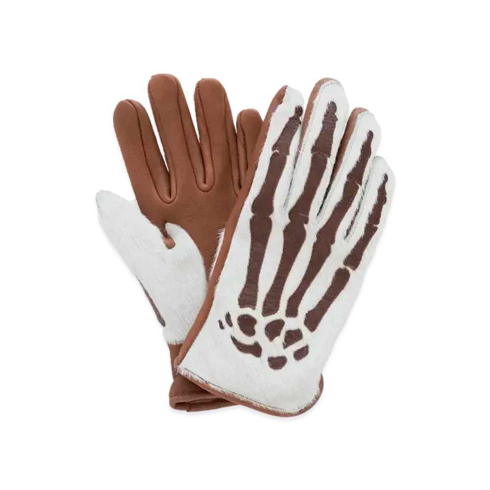 Aime Leon Dore x Vanson Bones Gloves "Brown&Cream"