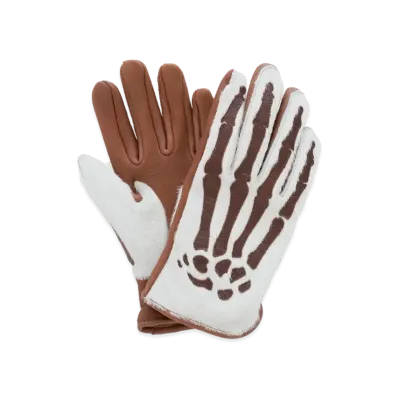 Aime Leon Dore x Vanson Bones Gloves "Brown&Cream"
