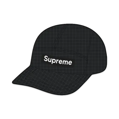 Supreme Glow Ripstop Camp Cap "Black"