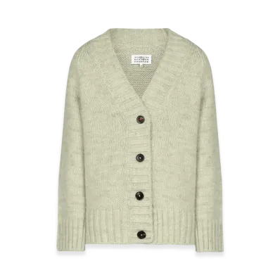 Maison Margiela Women's Botanical Dye Cardigan "Pistachio"