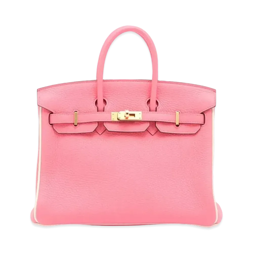 Hermes Birkin Togo "Rose Azalee/Gold"