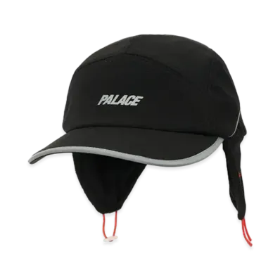 PALACE Pal Tech Shell Earflap Runner "Black"