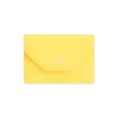 BALENCIAGA Envelope Mini Wallet Smooth Calfskin "Yellow"