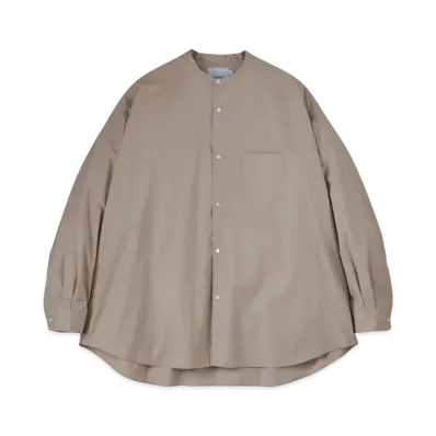 Graphpaper Alumo For Gp L/S Oversized Band Collar Shirt "Beigh"