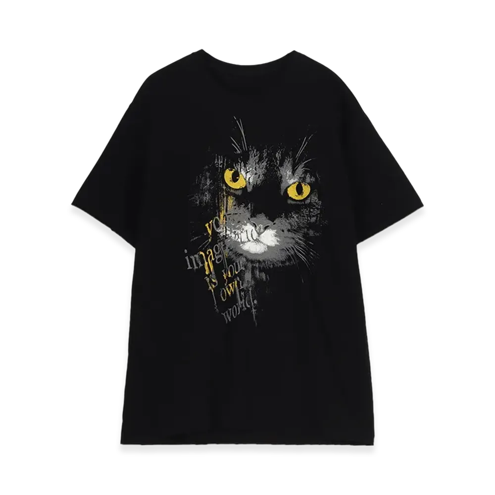 Ground Y 20/Cotton Jersey Cat "Black"